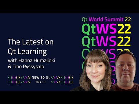 The Latest on Qt Learning | #QtWS22