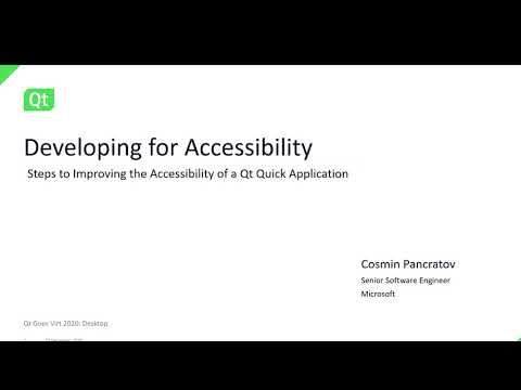 Developing for Accessibility