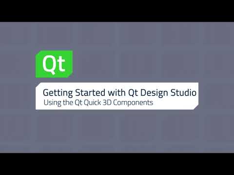Getting Started with QDS - Using the Qt Quick 3D Components