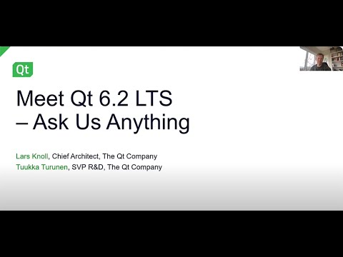 Meet Qt 6.2 LTS - Ask us anything! {On-demand webinar}