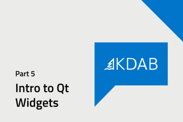 Introduction to Qt Widgets: Part 5